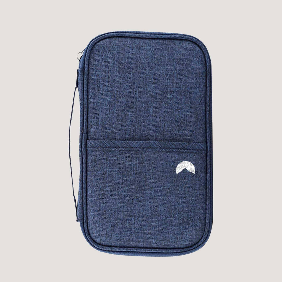 Familiar • Porta Pasaportes La Fiebre de Viajar Azul