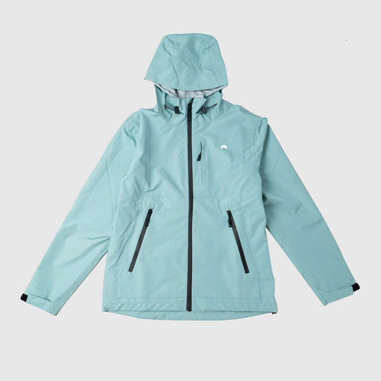 Jacket impermeable Armadillo - Mujer La Fiebre de Viajar Celeste cielo XS