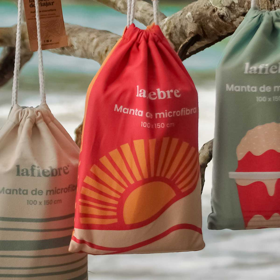 Paño de microfibra grande - Atardeceres La Fiebre de Viajar