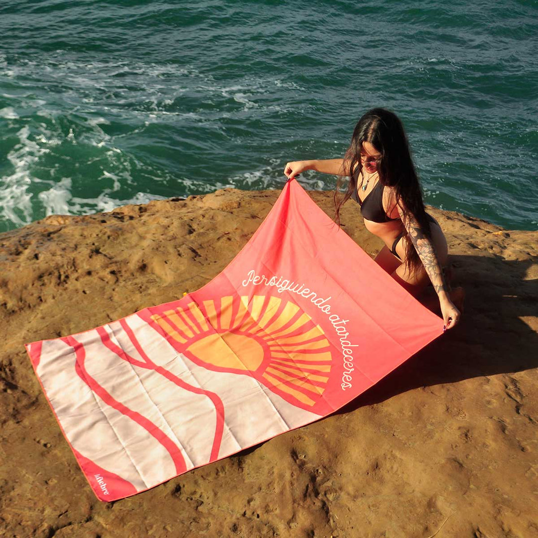 Paño de microfibra grande - Atardeceres La Fiebre de Viajar