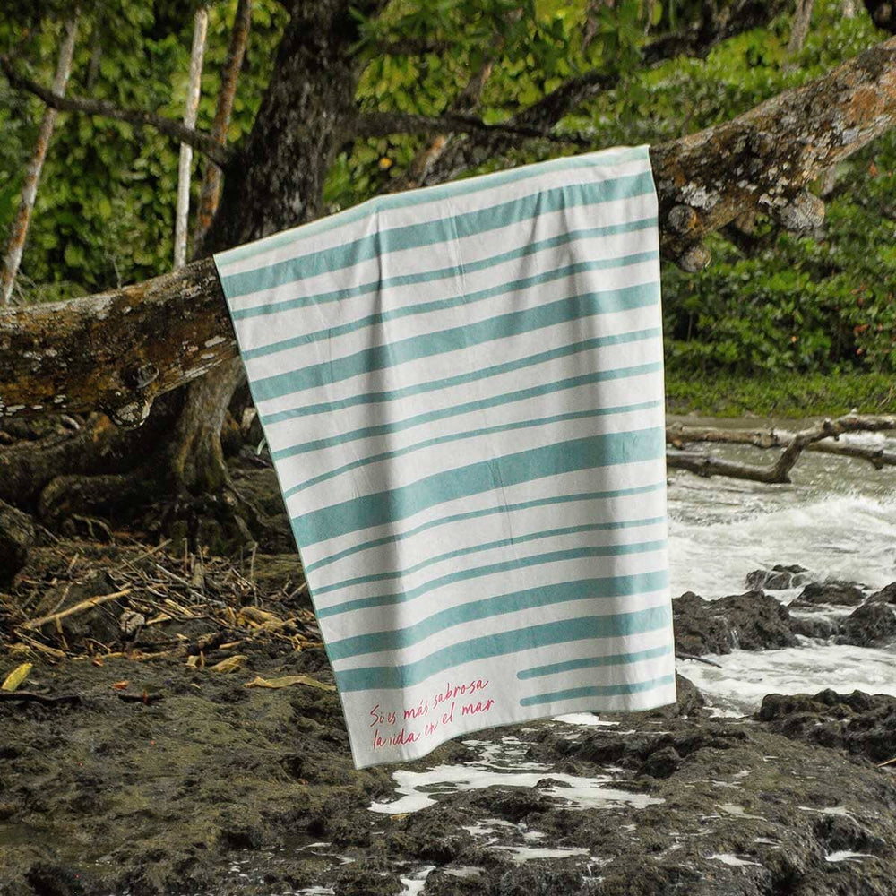 Paño de microfibra grande- Rayas La Fiebre de Viajar