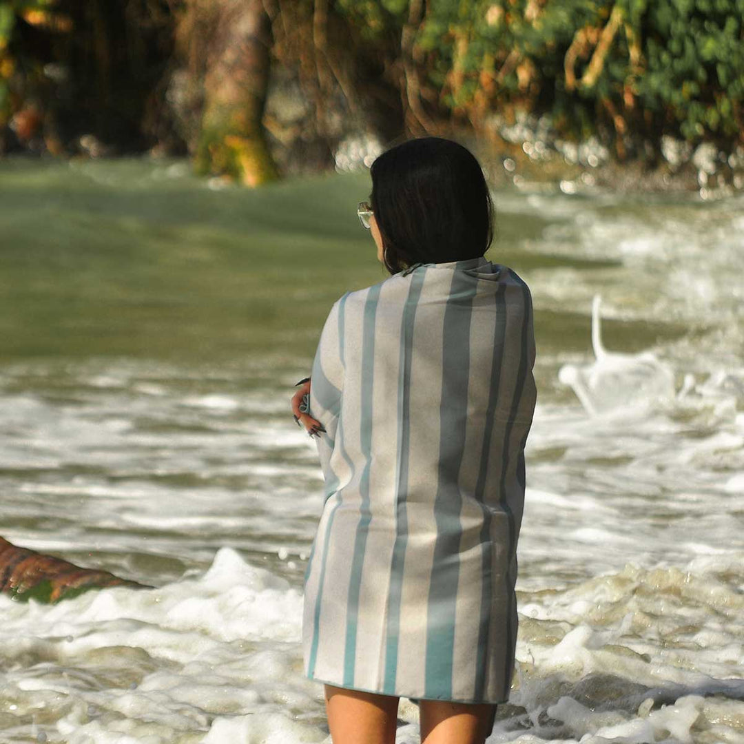 Paño de microfibra grande- Rayas La Fiebre de Viajar