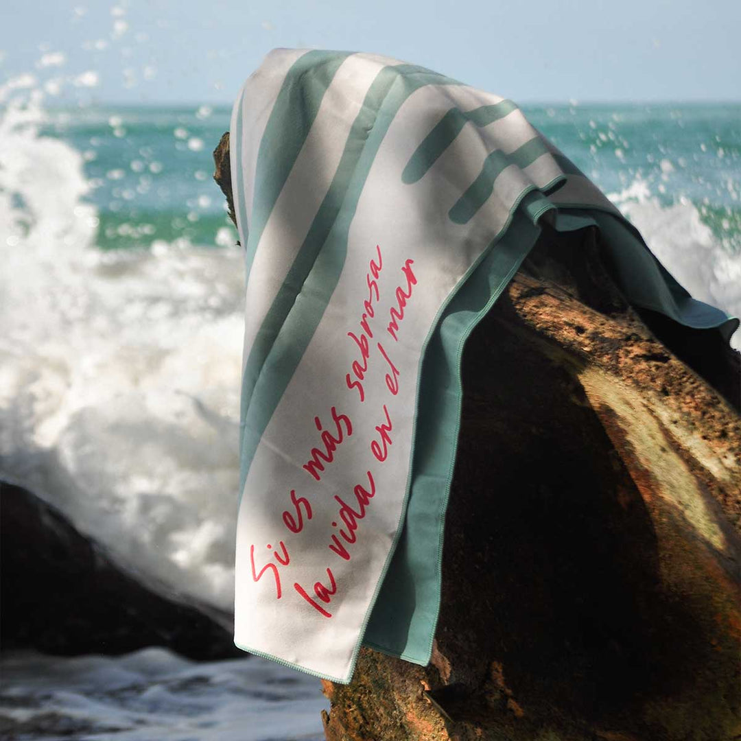 Paño de microfibra grande- Rayas La Fiebre de Viajar