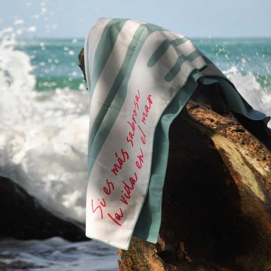 Paño de microfibra grande- Rayas La Fiebre de Viajar