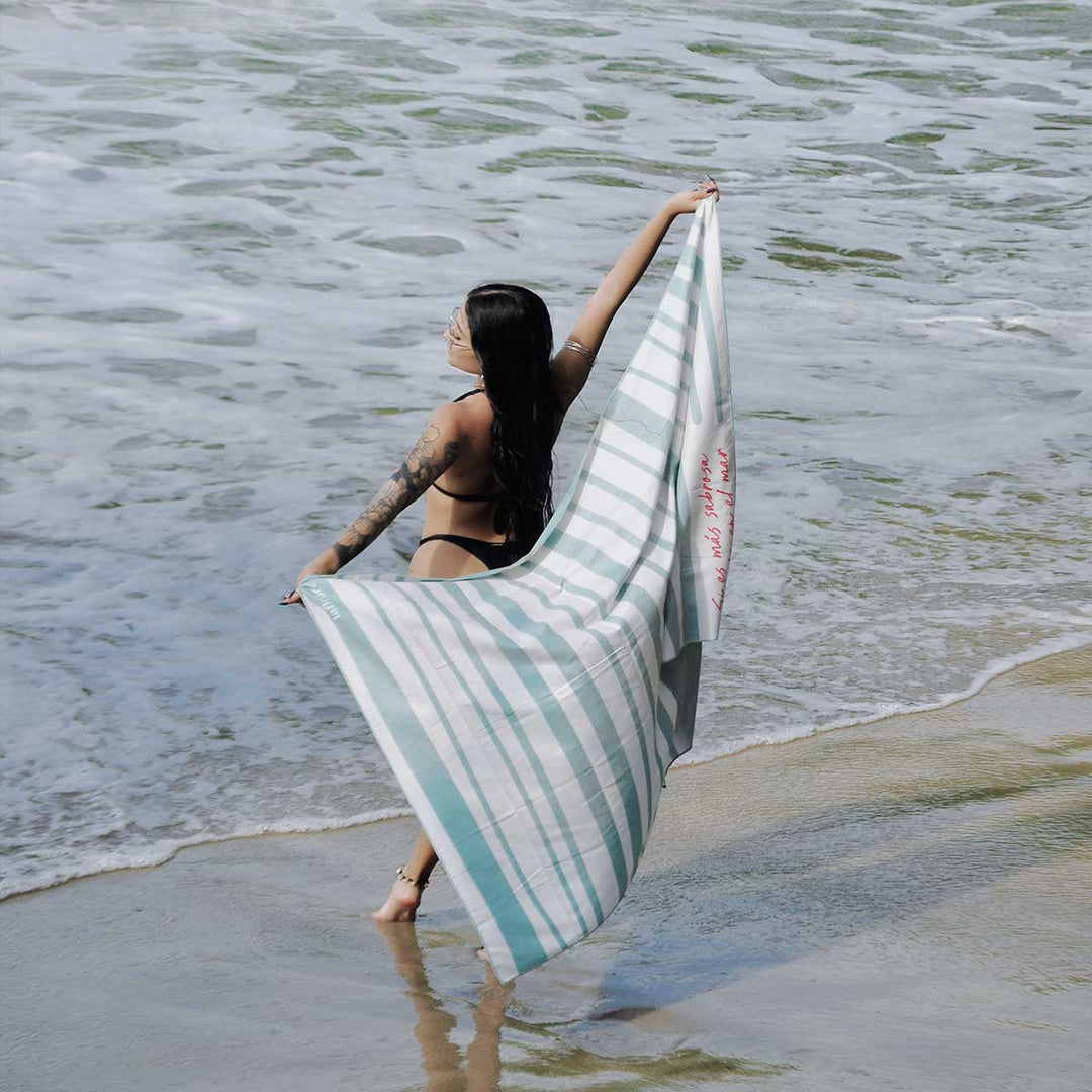 Paño de microfibra grande- Rayas La Fiebre de Viajar