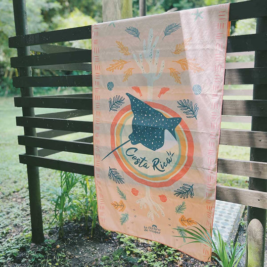 Paño microfibra - Mantarraya La Fiebre de Viajar