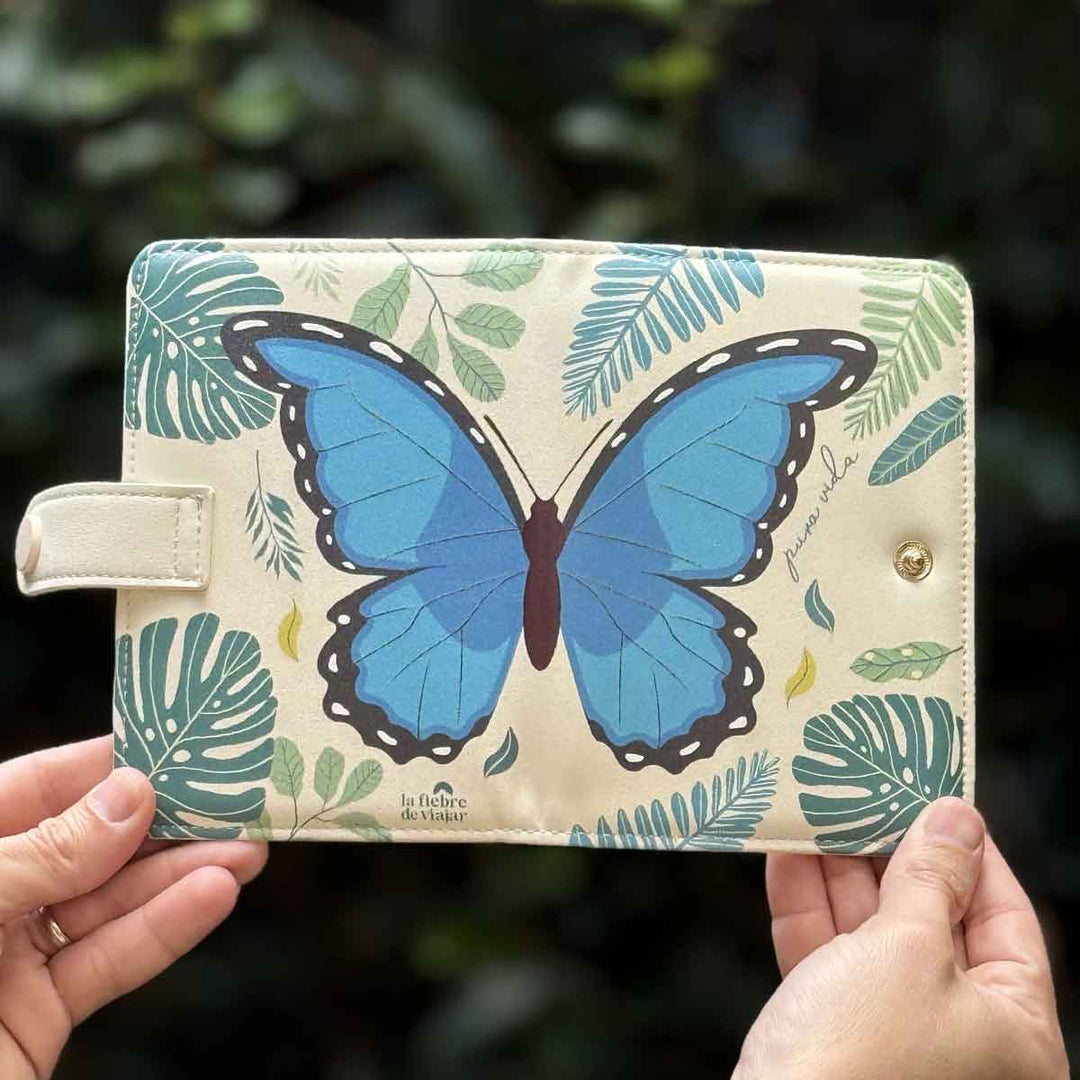 Porta pasaporte Morpho Portapasaportes La Fiebre de Viajar