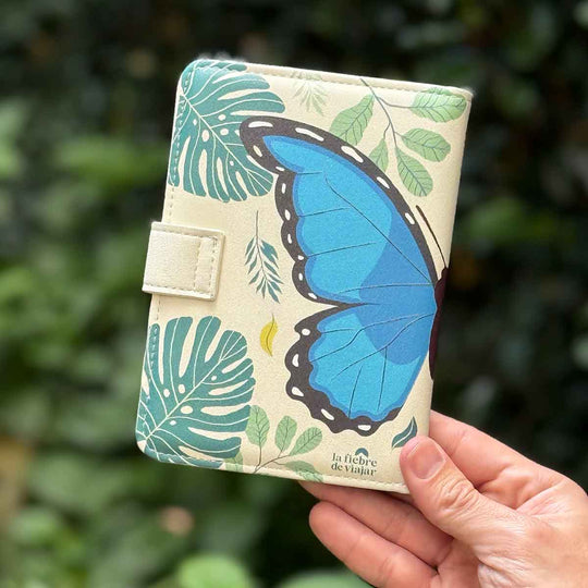 Porta pasaporte Morpho Portapasaportes La Fiebre de Viajar