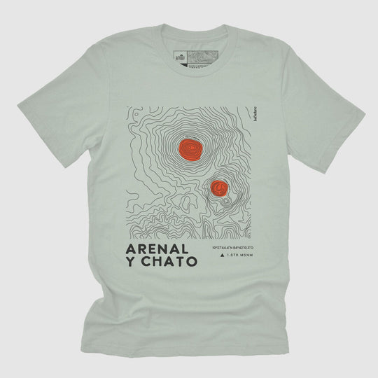 Relieve del Arenal Camisa La Fiebre de Viajar XS Verde