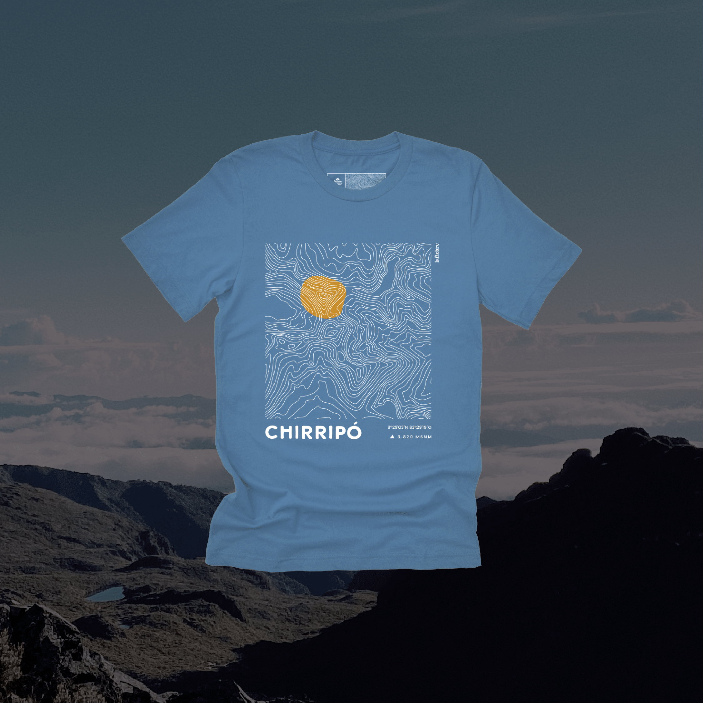 Relieve del Chirripó Camisa La Fiebre de Viajar