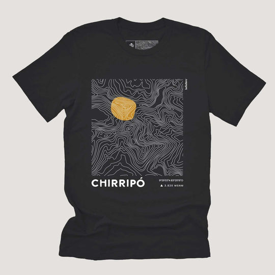 Relieve del Chirripó Camisa La Fiebre de Viajar Negro XS