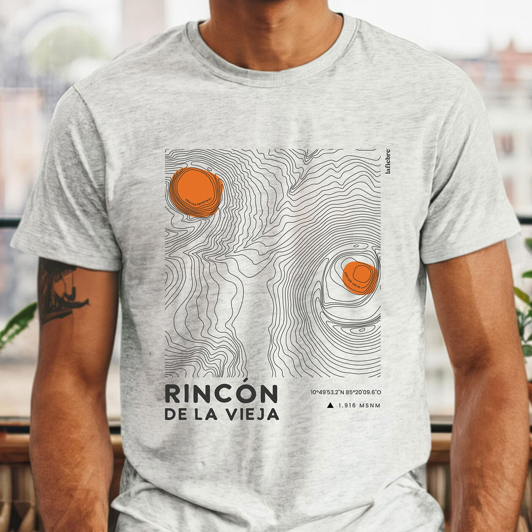 Relieve del Rincón de la Vieja Camisa La Fiebre de Viajar