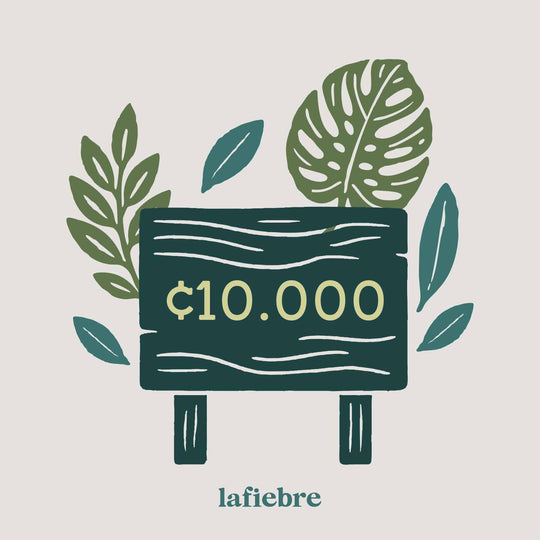 Tarjeta de regalo Gift Cards La Fiebre de Viajar CRC 10,000.00