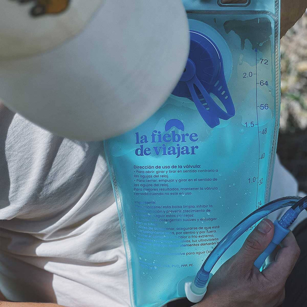 Bolsa de hidratación 2 litros La Fiebre de Viajar