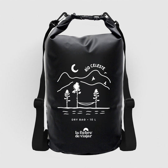 Dry Bag 10 L Bolsos La Fiebre de Viajar Negro