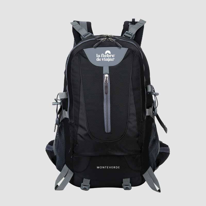 Mochila Monteverde La Fiebre de Viajar Negro Estelar