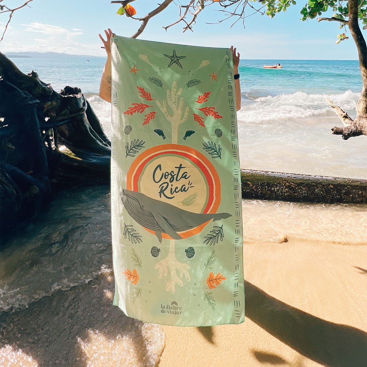 Paño microfibra - Ballena La Fiebre de Viajar