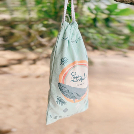 Paño microfibra - Ballena La Fiebre de Viajar