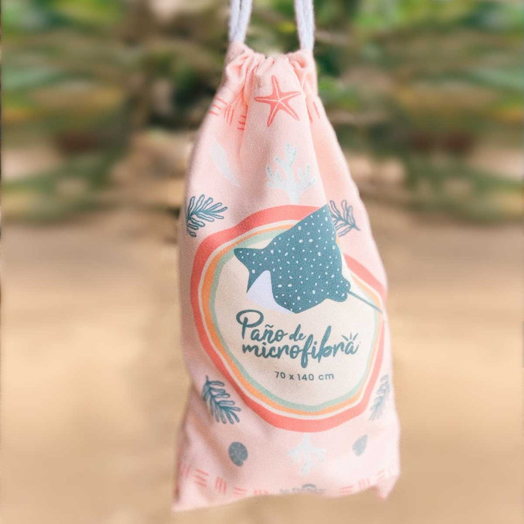Paño microfibra - Mantarraya La Fiebre de Viajar