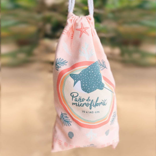 Paño microfibra - Mantarraya La Fiebre de Viajar