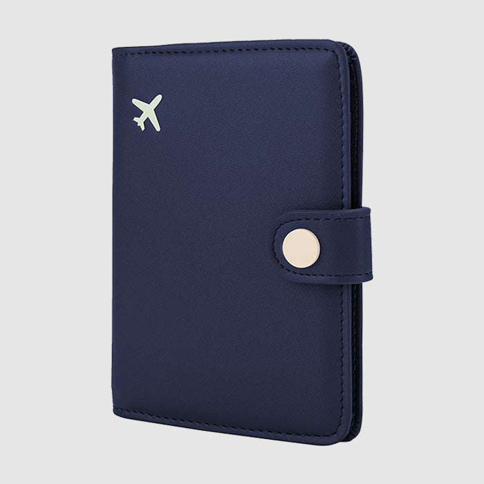 Porta Pasaporte Portapasaportes La Fiebre de Viajar Azul