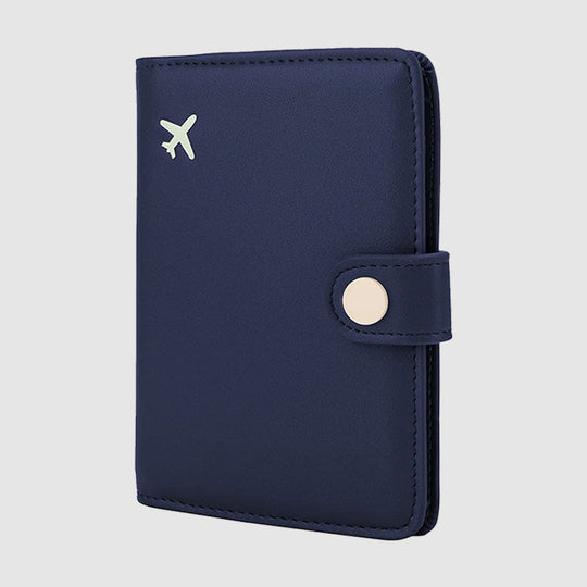 Porta Pasaporte Portapasaportes La Fiebre de Viajar Azul