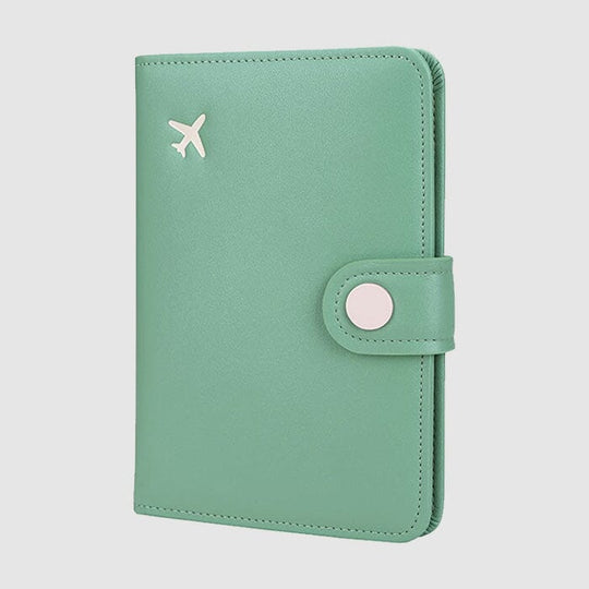 Porta Pasaporte Portapasaportes La Fiebre de Viajar Menta