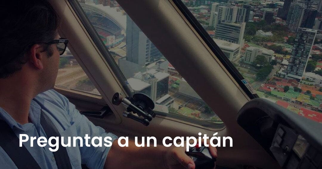 Preguntas y respuestas a un capitán de avión