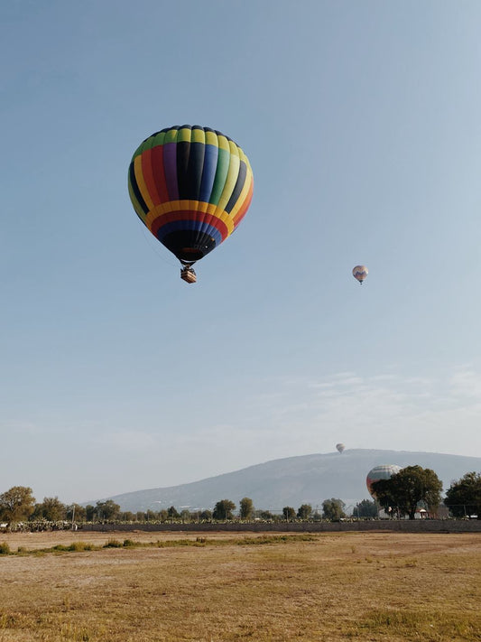 Vuelo en globo en Teotihuacan