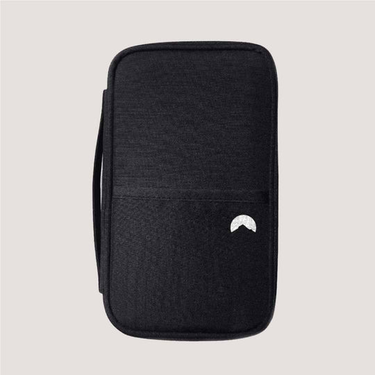 Familiar • Porta Pasaportes La Fiebre de Viajar Negro 