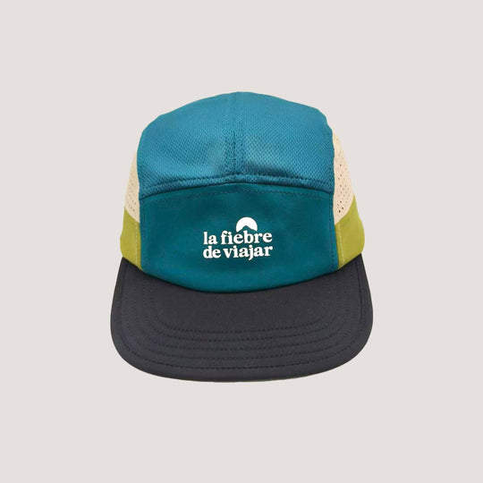 Gorra para Senderismo Ceiba – Ultraliviana y Secado Rápido La Fiebre de Viajar Turquesa/Musgo 