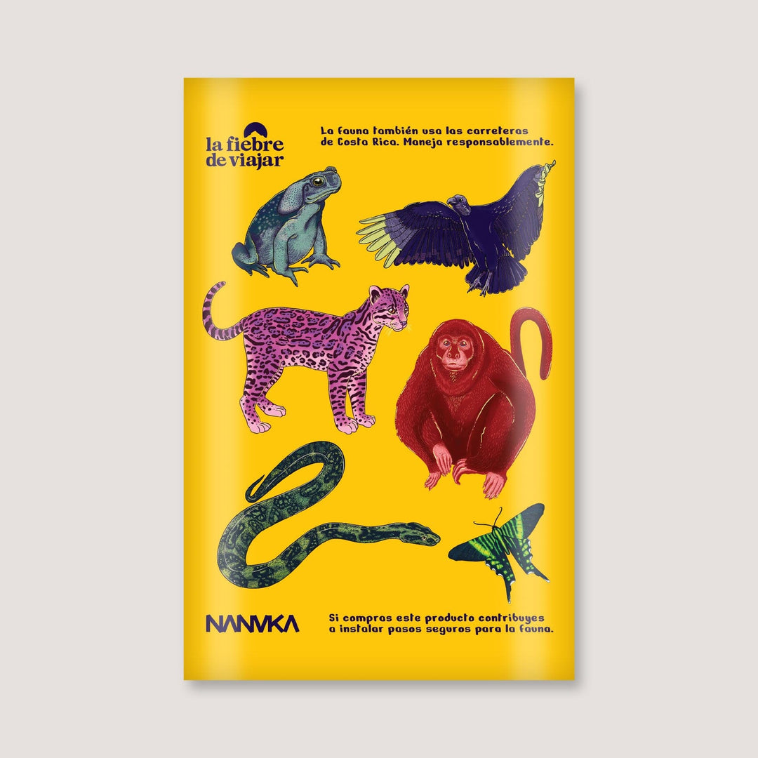 Lámina de stickers X NANUKA La Fiebre de Viajar 