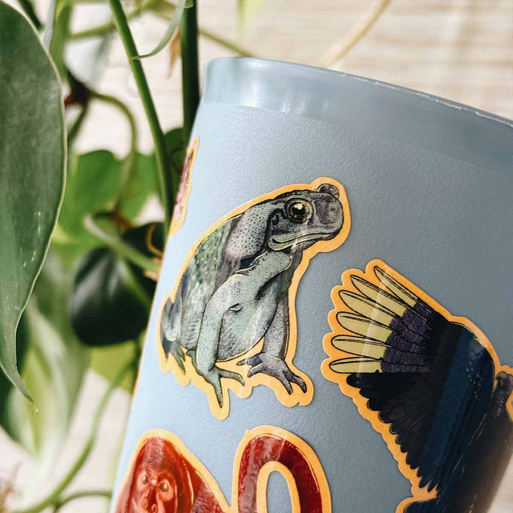 Lámina de stickers X NANUKA La Fiebre de Viajar 