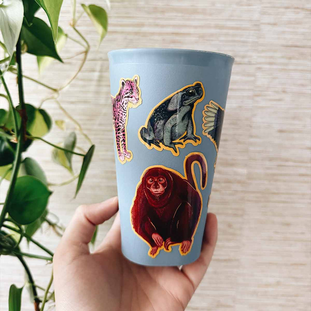 Lámina de stickers X NANUKA La Fiebre de Viajar 