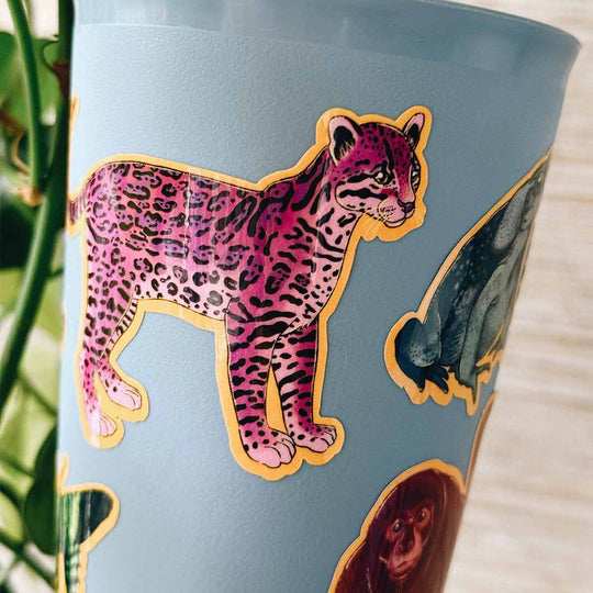 Lámina de stickers X NANUKA La Fiebre de Viajar 