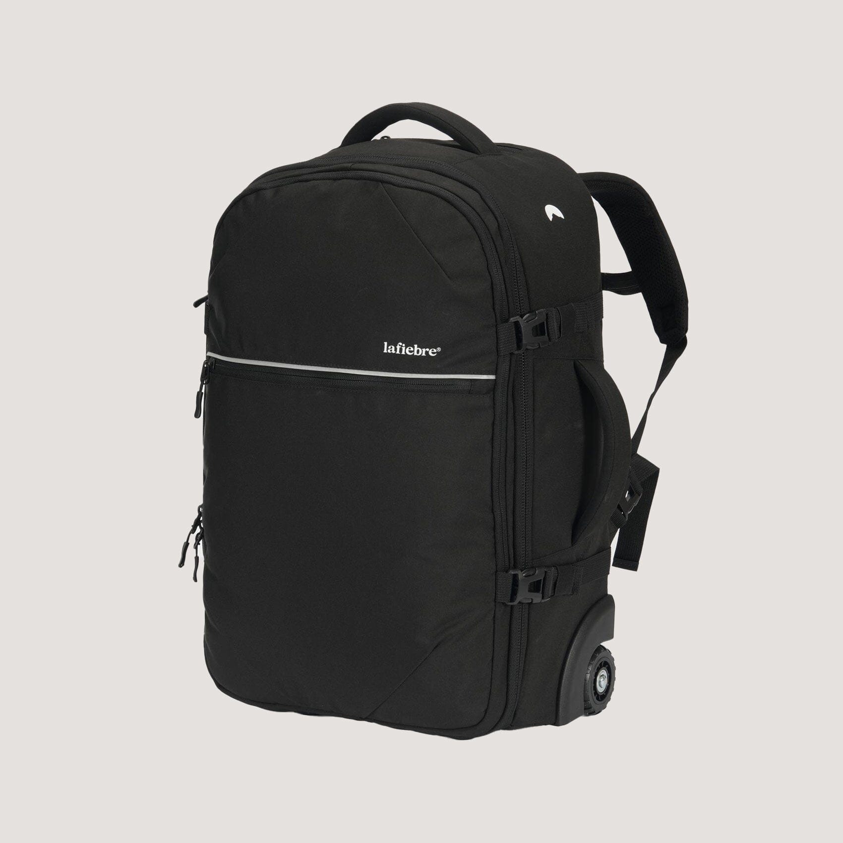 Mochila híbrida Manatí La Fiebre de Viajar Negro noche 