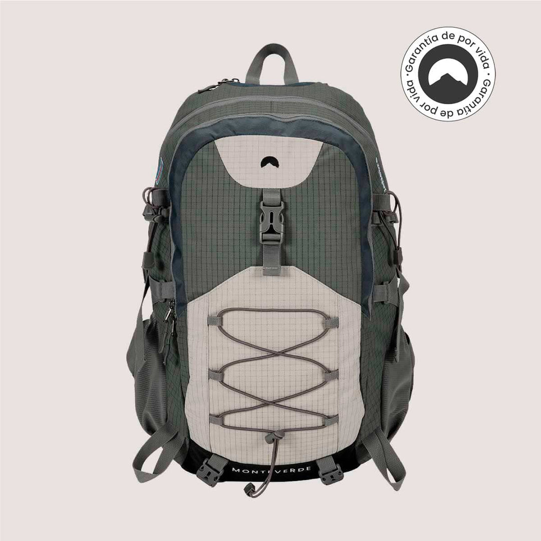 Mochila Monteverde 2.0 La Fiebre de Viajar Gris 