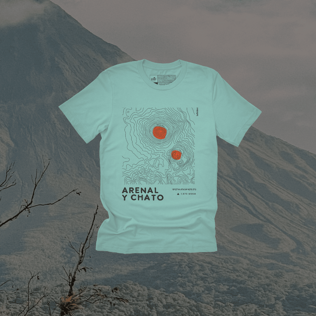 Relieve del Arenal Camisa La Fiebre de Viajar 