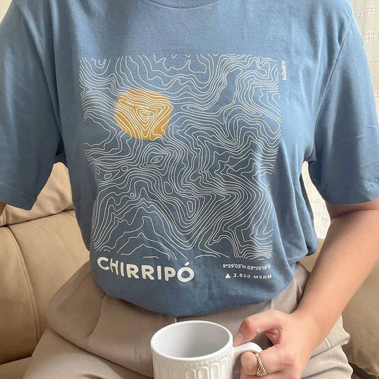 Relieve del Chirripó Camisa La Fiebre de Viajar 