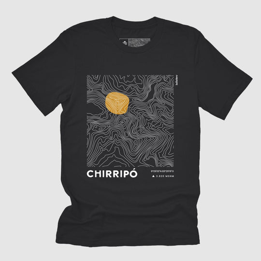 Relieve del Chirripó Camisa La Fiebre de Viajar Negro XS 