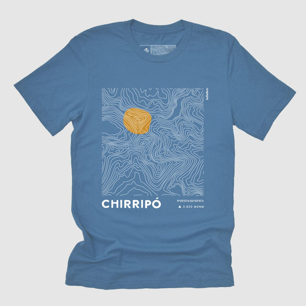 Relieve del Chirripó Camisa La Fiebre de Viajar XS 