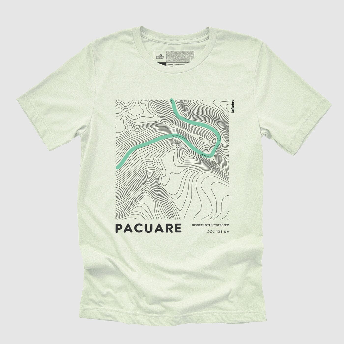 Relieve del Pacuare Camisa La Fiebre de Viajar XS 