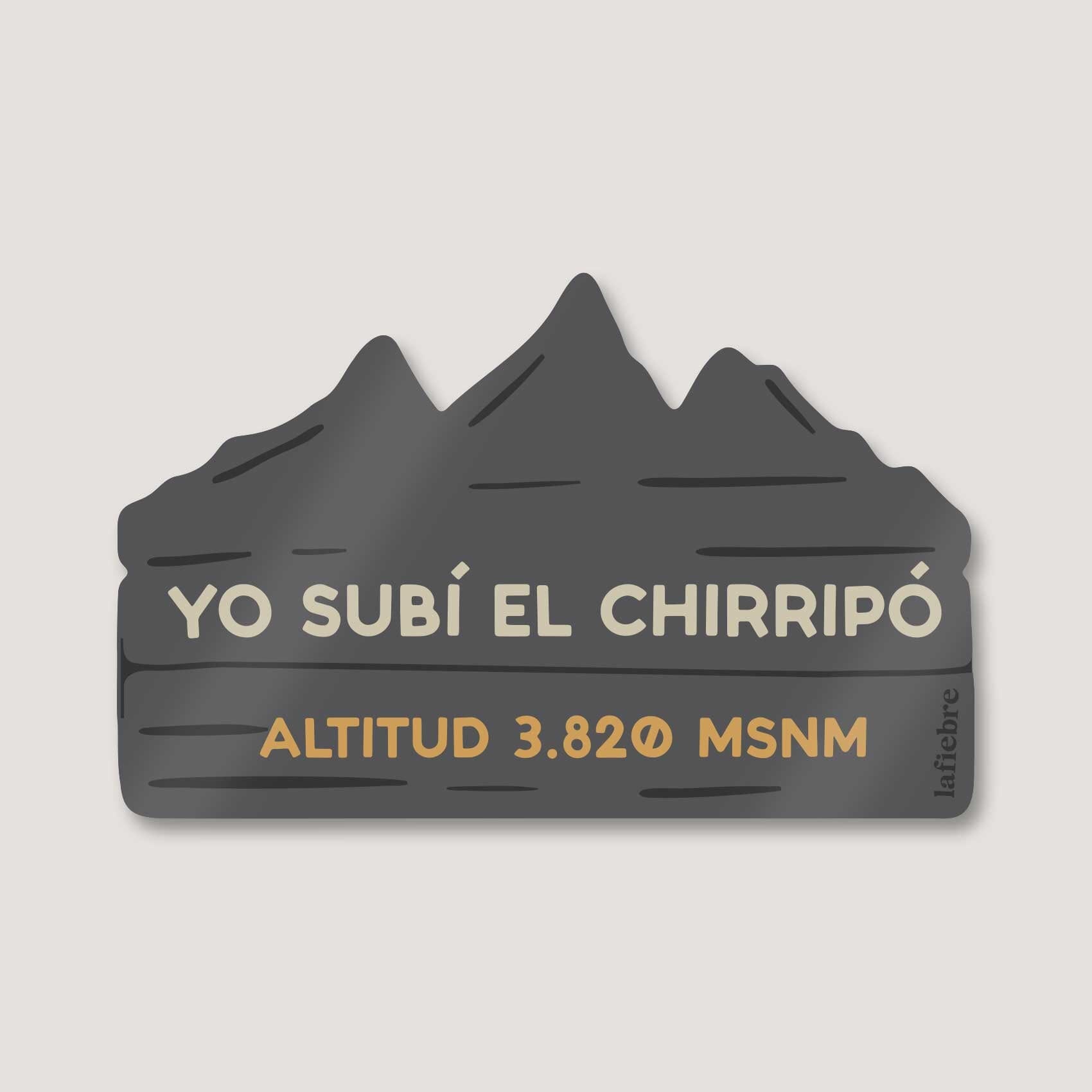 Stickers Individuales La Fiebre de Viajar Chirripó 