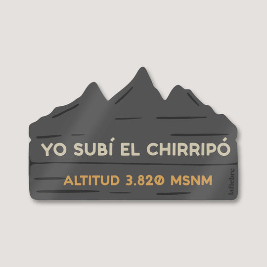 Stickers Individuales La Fiebre de Viajar Chirripó 