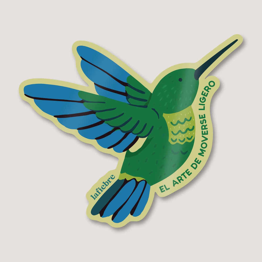 Stickers Individuales La Fiebre de Viajar Colibrí 
