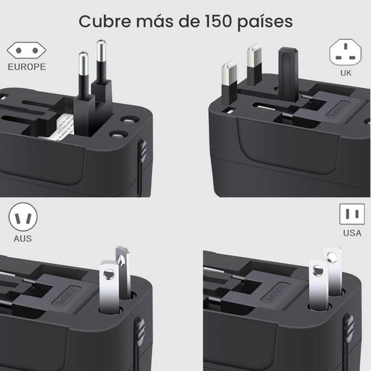 Universal • Adaptador de corriente La Fiebre de Viajar 