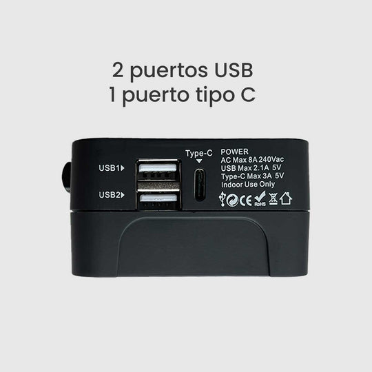 Universal • Adaptador de corriente La Fiebre de Viajar 