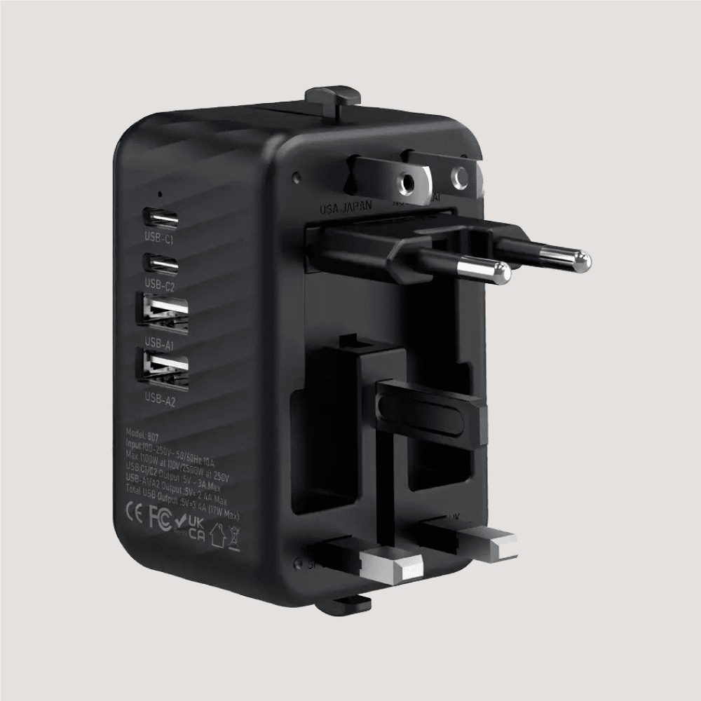 Universal • Adaptador de corriente La Fiebre de Viajar 