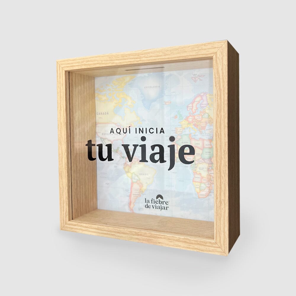 Alcancía viajera La Fiebre de Viajar 