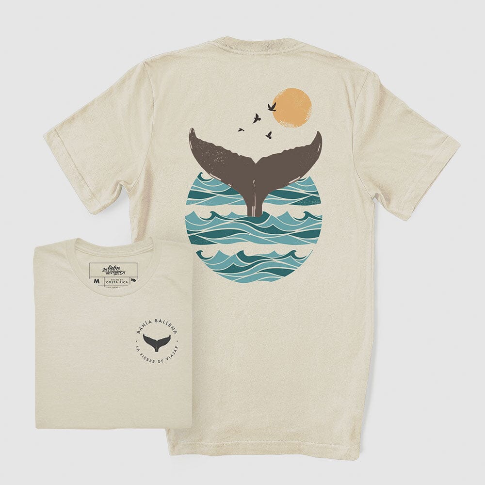 Ballena • Camisa Camisa La Fiebre de Viajar Natural XS 